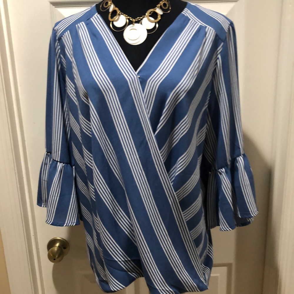 Late August Blue Top